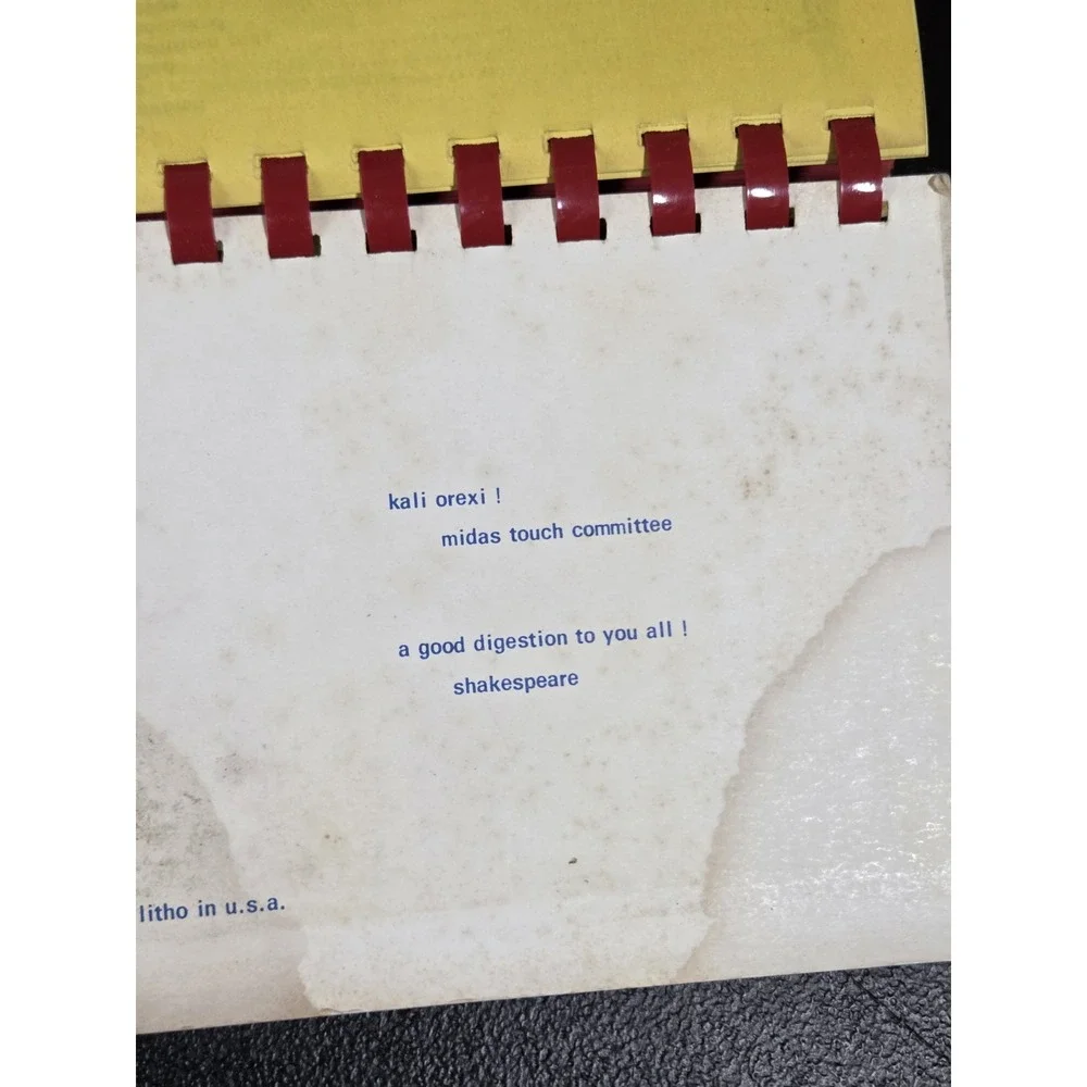 Hellenic Orthodox Greek Church Cookbook Buffalo, NY Local Contributors